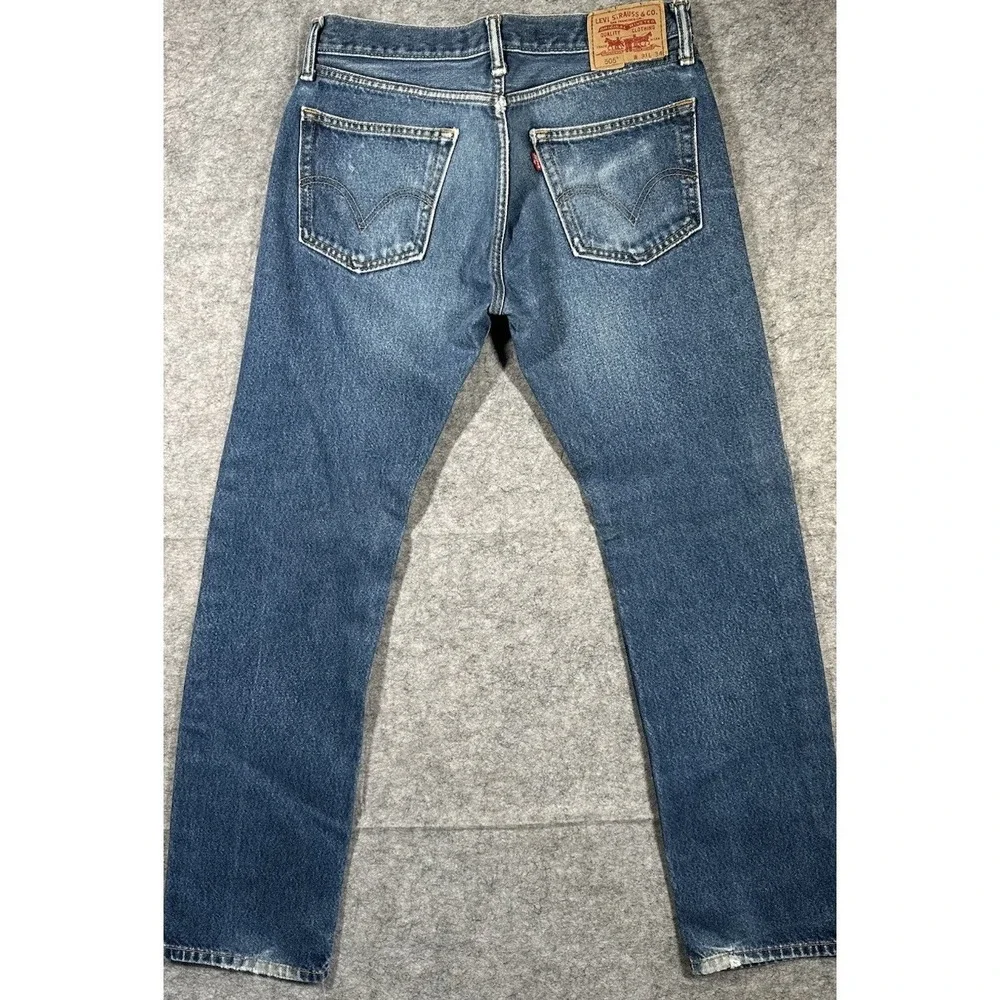 Vintage Levi's 505 Mens Jeans Regular Fit Men's 31x34 (Fits 32x31) Workwear Y2K